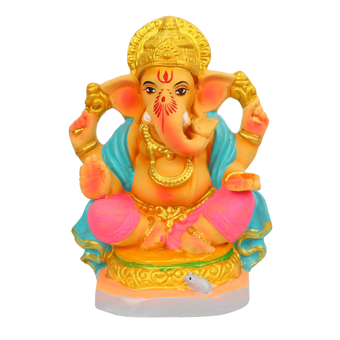 8 Inch Muktidaya Eco-Friendly Ganesha Idol