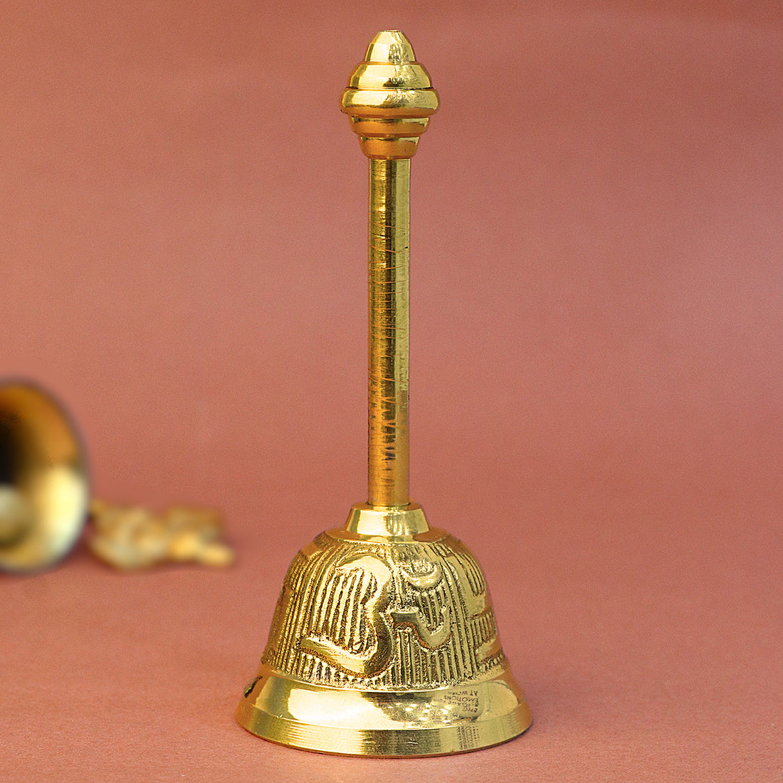 Om Swastik Brass Pooja Bell