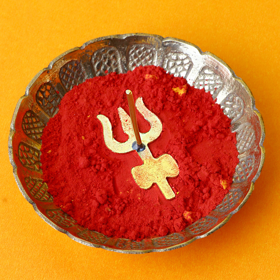 Brass Assorted Tilak Stamp Deity Ornament (Pack of 3)
