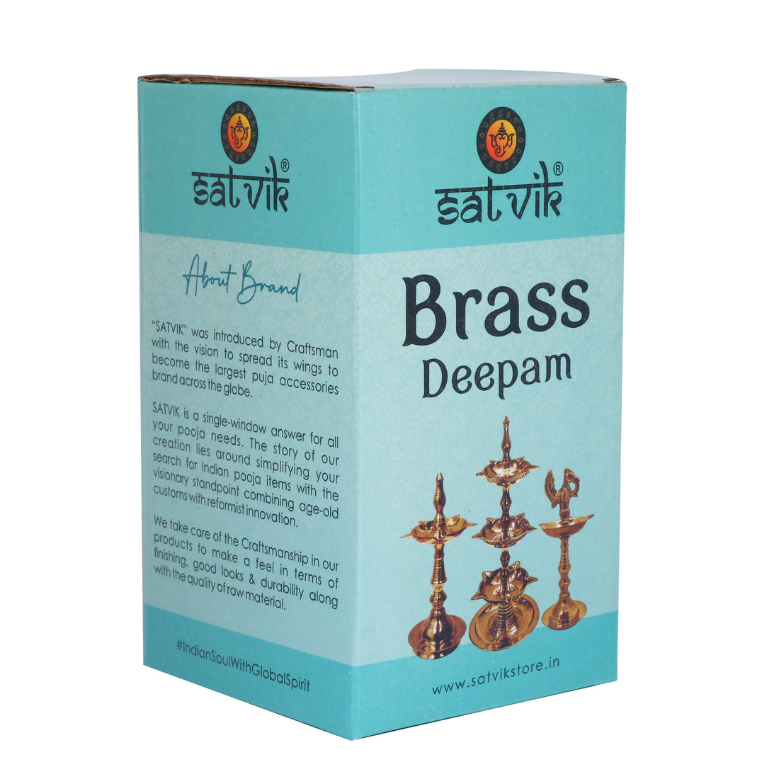 17-17.5 Inch Brass Peacock Kerala Diya