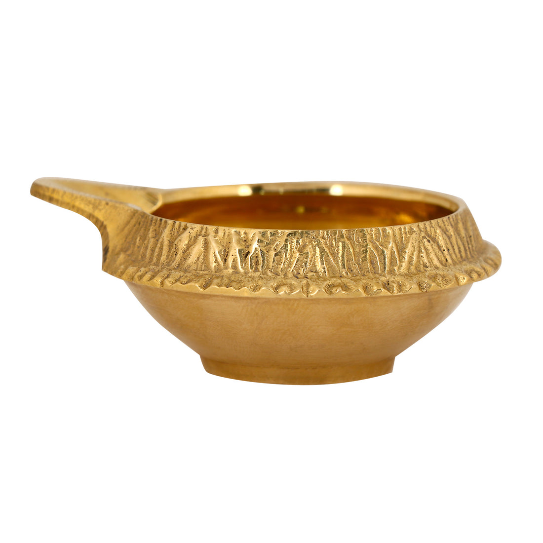 7 Piece Brass Om Laxmi Ganesh Pooja Thali Set (7.5 Inch - 8 Inch) Design 2