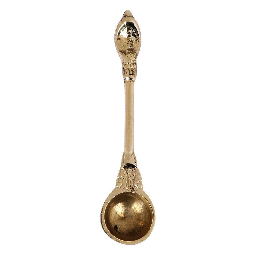 7 Piece Brass Designer Pooja Thali Set (9 Inch) Design 7