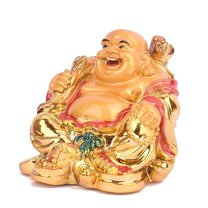 Laughing Buddha Idol Statue (Large) – A large, intricately detailed statue of the Laughing Buddha, symbolizing happiness, prosperity, and good fortune. India’s Largest Pooja Accessories Brand – www.satvikstore.in
