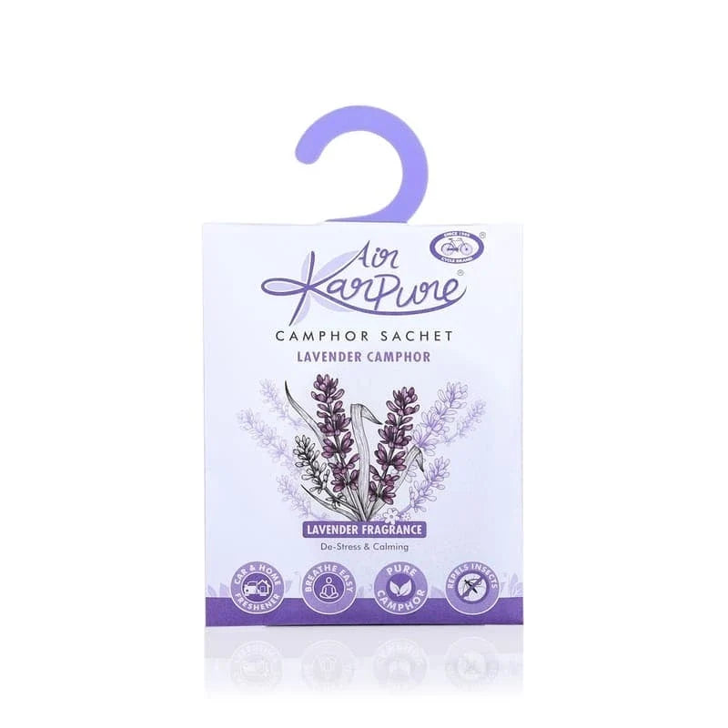 Camphor Sachet Combo - Oudh, Citrus, Lavender & Thyme Fragrance