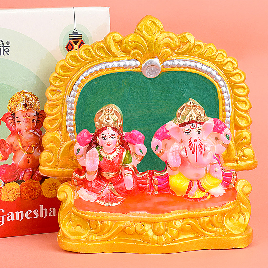 Laxmi Ganesha Clay Idol | Indiaβs Largest Pooja Accessories Brand β www.satvikstore.in
