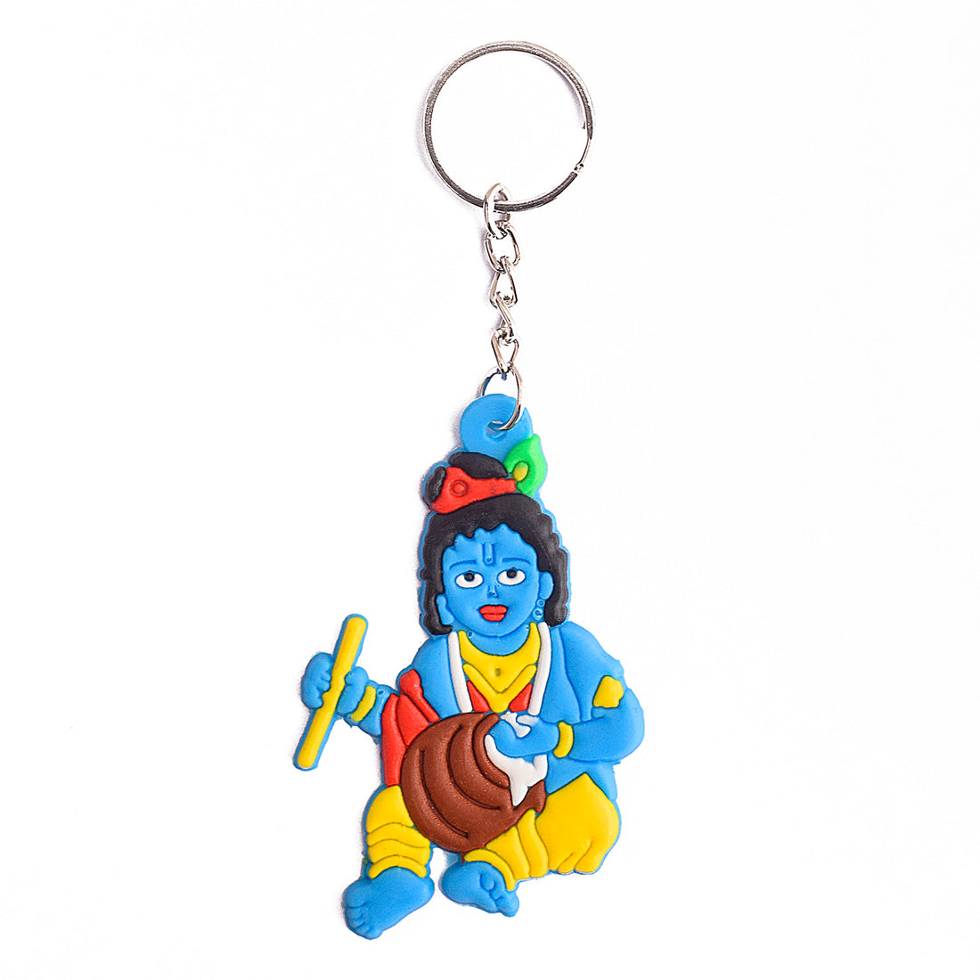 Makhan Matki Krishna Keychain | India’s Largest Pooja Accessories Brand – www.satvikstore.in