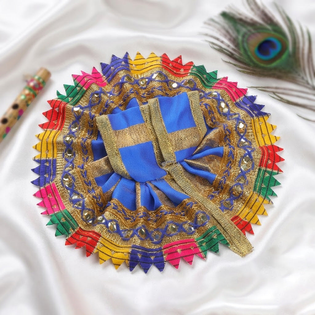 Multicolour Border Laddu Gopal Dress | India’s Largest Pooja Accessories Brand – www.satvikstore.in