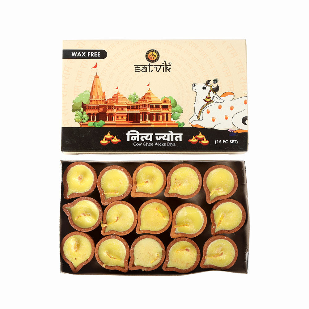 45 Min, Cow Ghee Diya (Nitya Jyot)