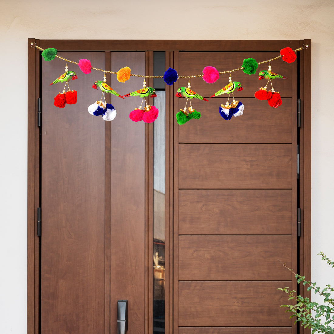 Parrot Puppets Pom Pom Toran | India’s Largest Pooja Accessories Brand – www.satvikstore.in
