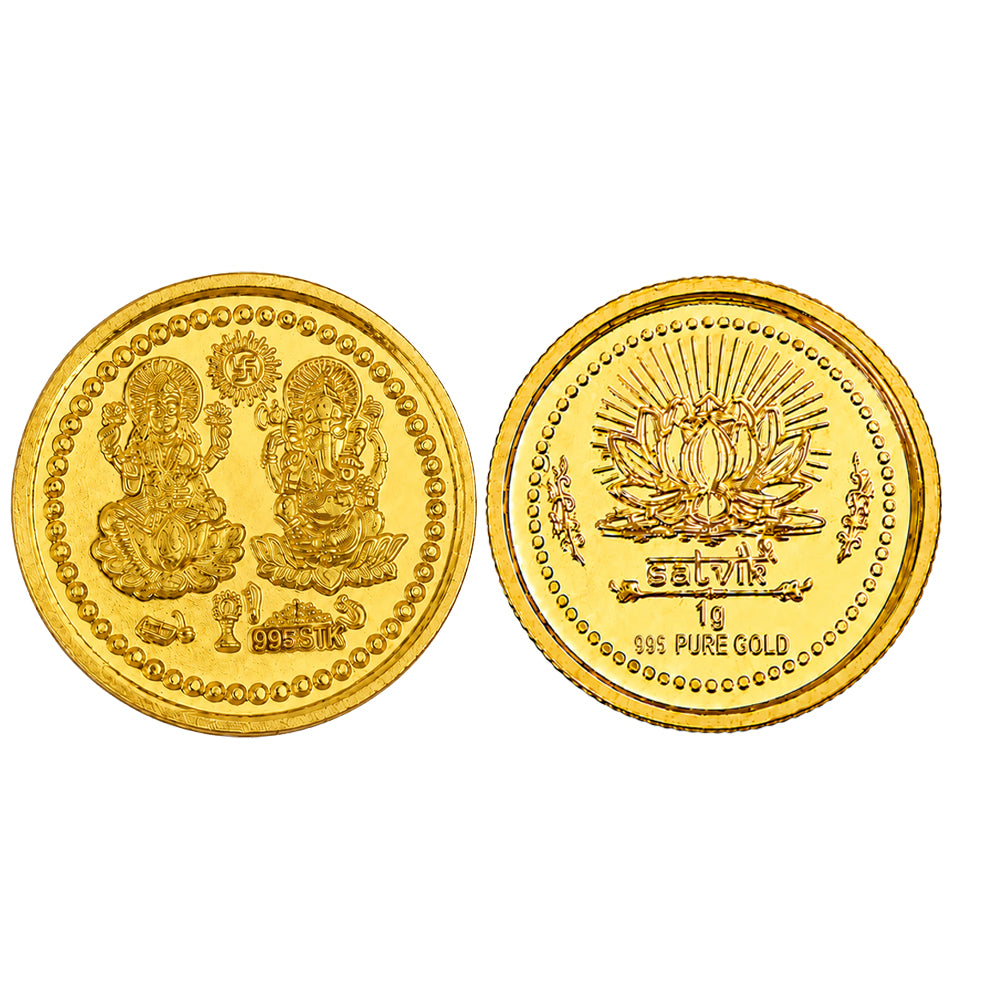 Pure 24K/995 Purity Gold Coin | India’s Largest Pooja Accessories Brand – www.satvikstore.in