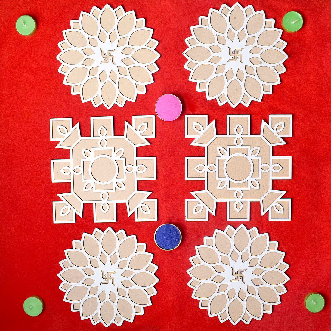 Rangoli Stencils | India’s Largest Pooja Accessories Brand – www.satvikstore.in