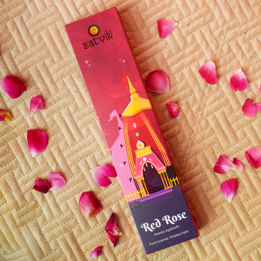 Red Rose Pure Masala Incense Sticks
