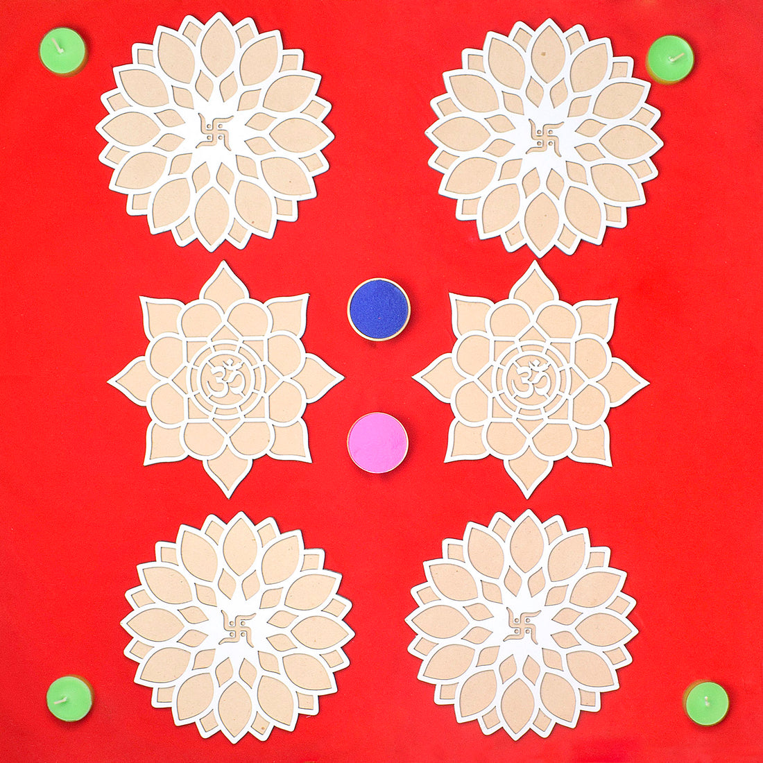 Reusable Rangoli Stencils | Indiaβs Largest Pooja Accessories Brand β www.satvikstore.in