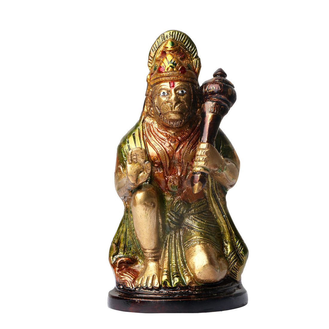 5.5 Inch Brass Hanuman Statue