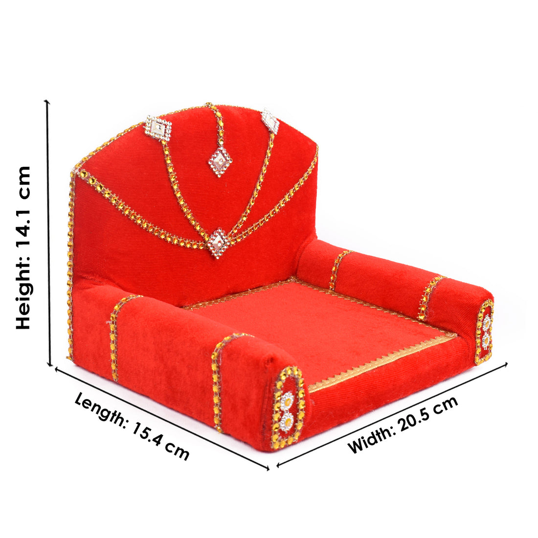 Laddu Gopal's Velvet Charisma: A Sacred Singhasan