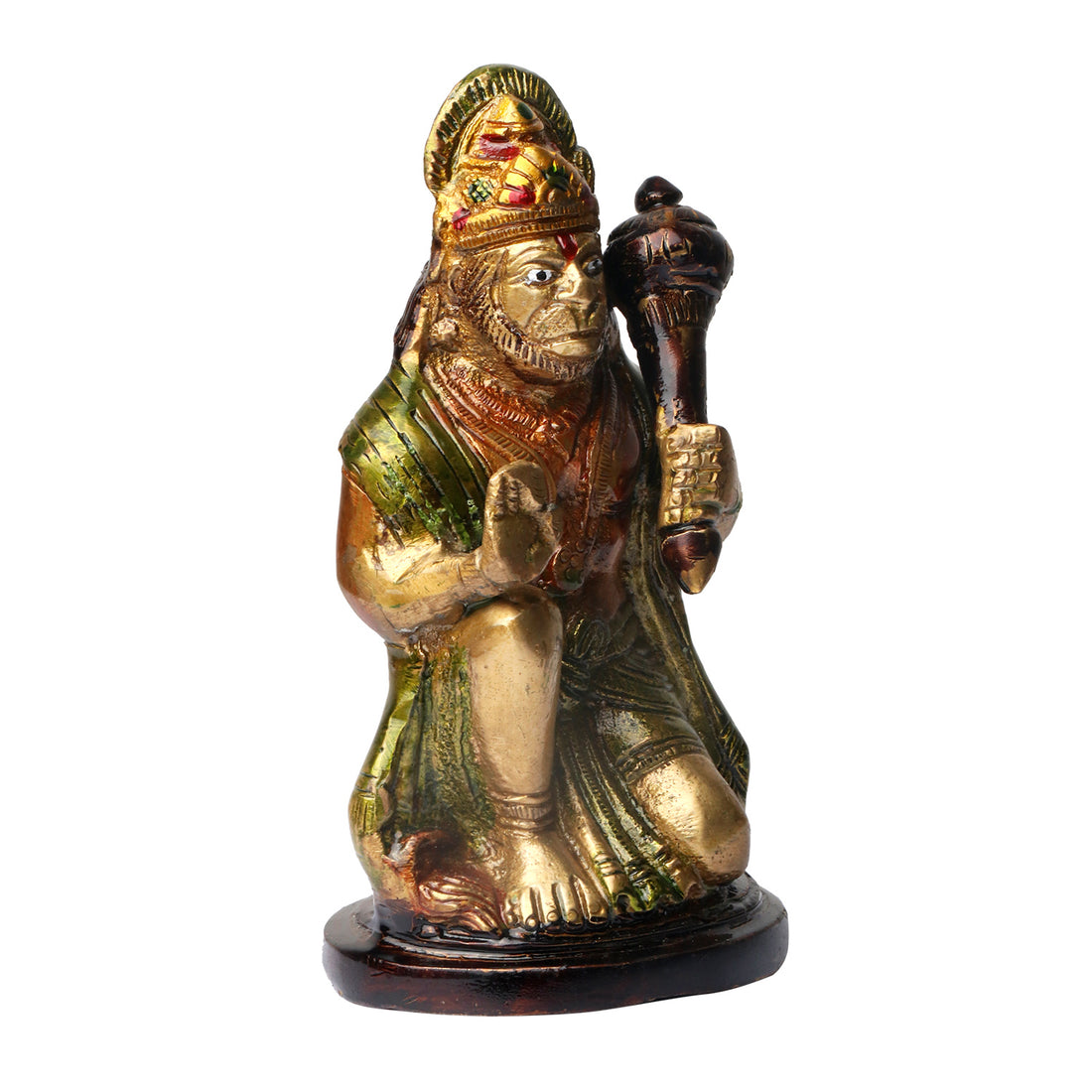 5.5 Inch Brass Hanuman Statue