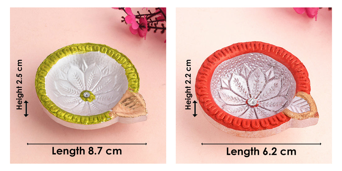 Joyous Diwali festivity with clay Diya