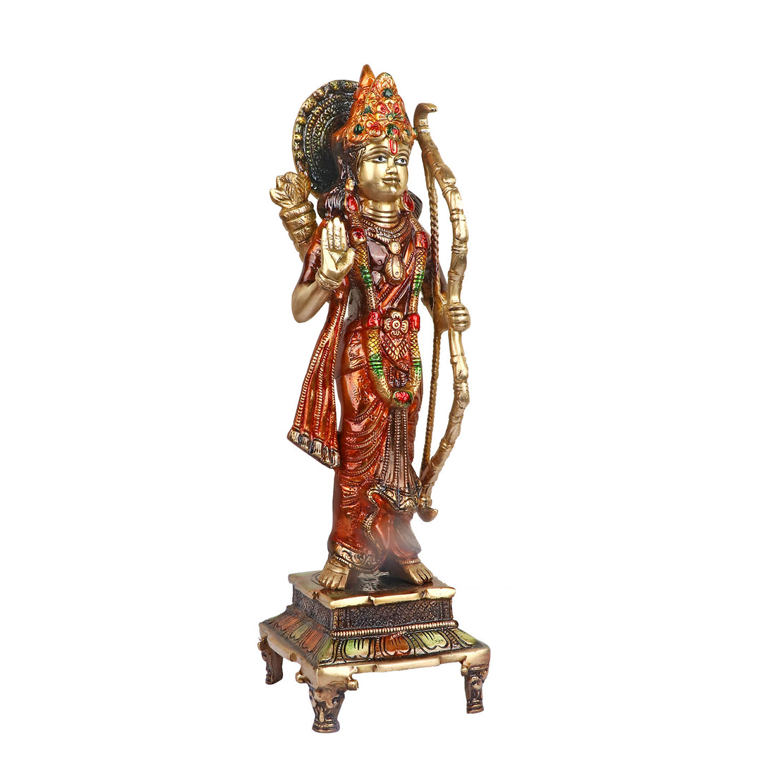 Keeping Ram with Bow Statue is good for Strength. Rama not only strings the bow, but he also snaps it with his strength and victory. In this situation, the bow is more than just a symbol of Rama's great strength; it also acts as a symbol of Rama's goodness, worthiness, and divine origins.