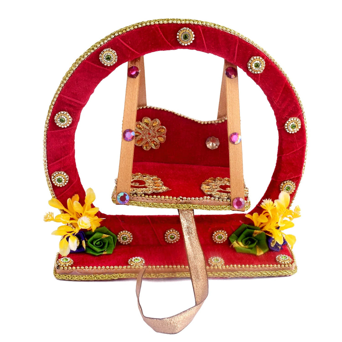 Decorative Laddu Gopal Ji Jhula - Divine Swing Small