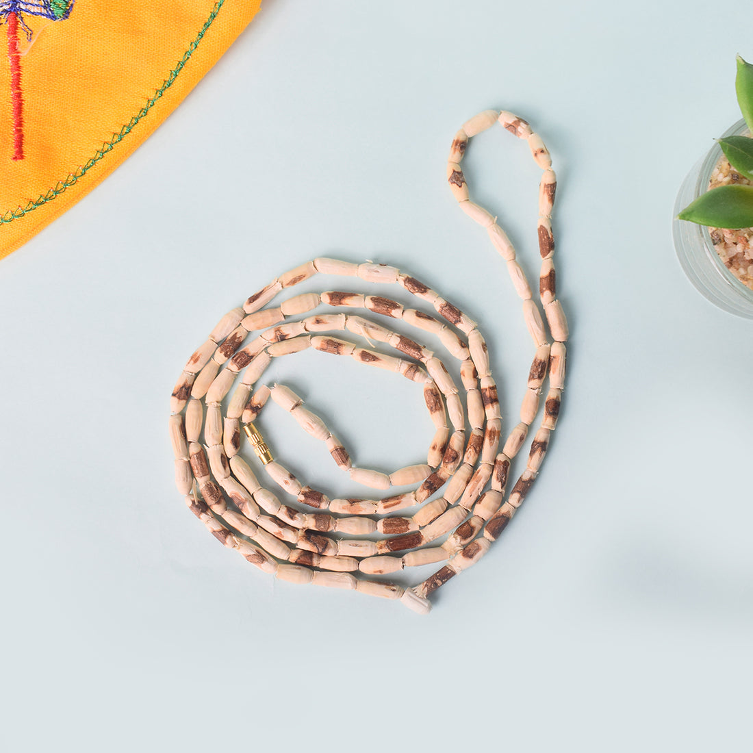 100% Pure Tulsi Kanthi Bead Mala 23 inch Long