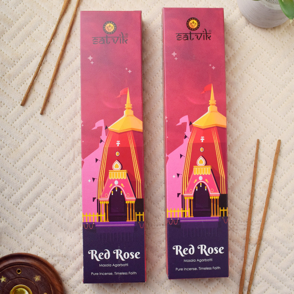 Red Rose Pure Masala Incense Sticks
