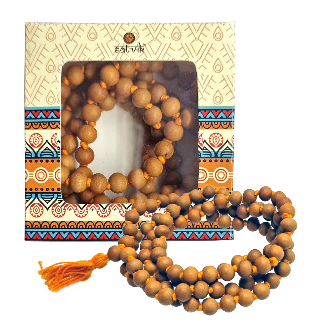 Regular Chandan Jaap Mala / Natural Sandalwood Beads