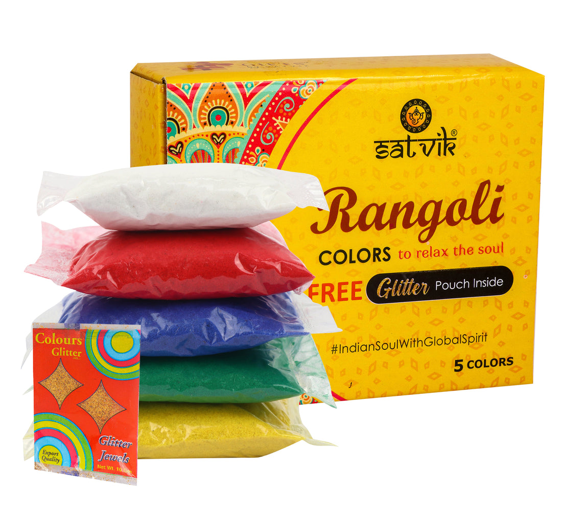 Rangoli Colors (5 Pc Pouch Pack)