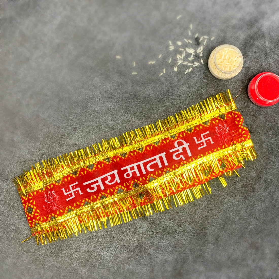 Jagran Head Band Mata Chunari (Set of 12)