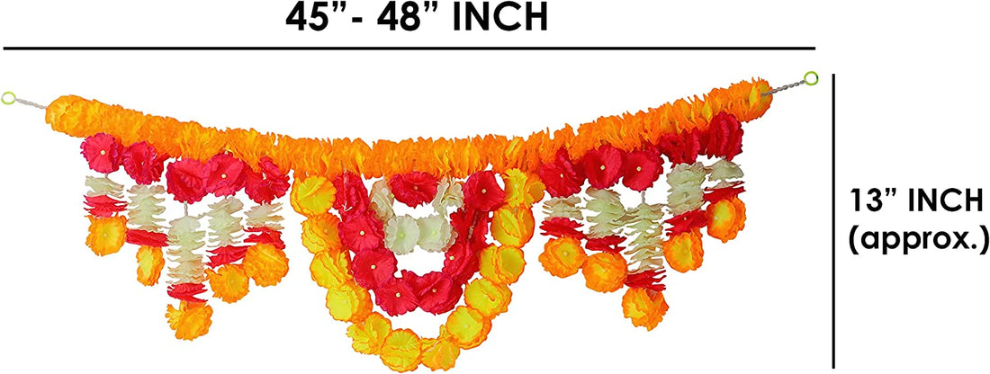 Artificial Flower Bandarwal for Door Decoration Floral Toran