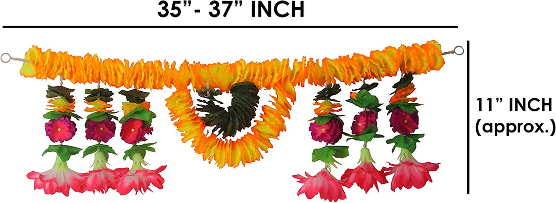 Artificial Flower Bandarwal for Door Decoration Floral Toran (Design-4)