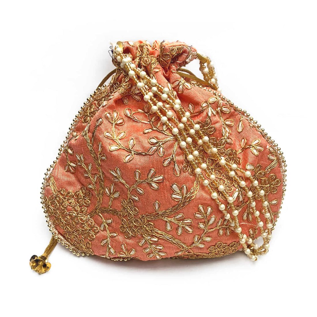 Designer Zari Work Women's Potli