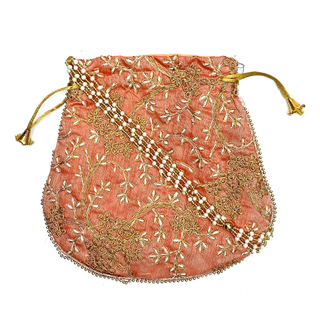 Designer Zari Work Women's Potli