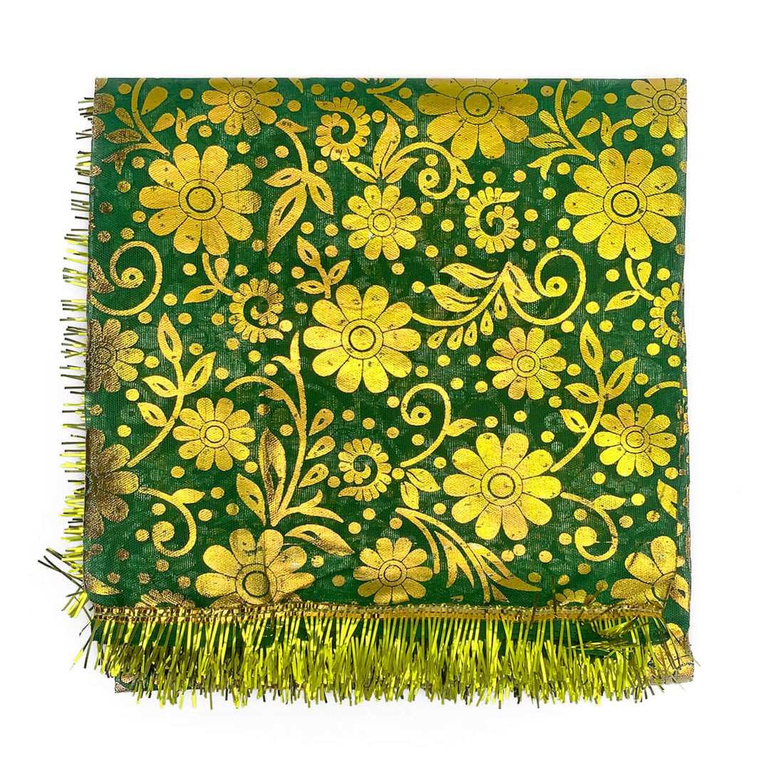 Green Peer Baba Chadar devotional spiritual cover cloth for idols and shrines – India’s Largest Pooja Accessories Brand – www.satvikstore.in