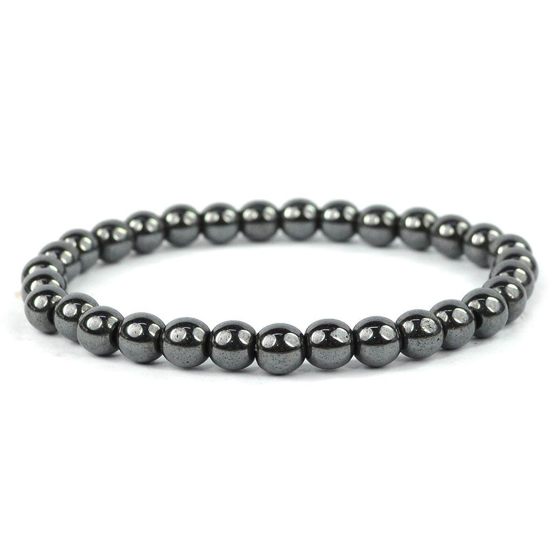 Authentic Hematite Crystal Bracelet for Reiki Healing 6 MM