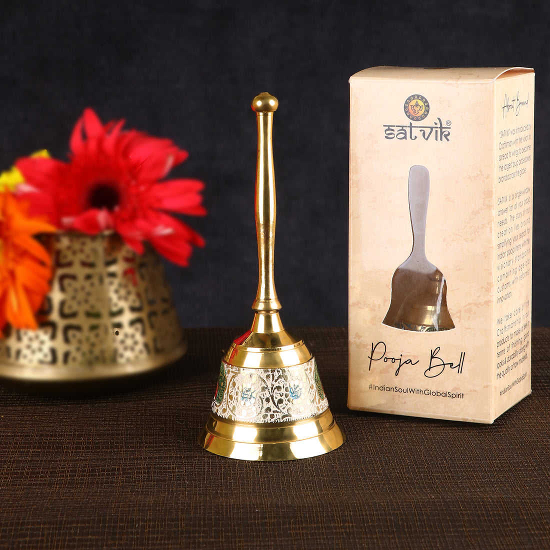 Enthralling Brass Puja Bell/Ghanti