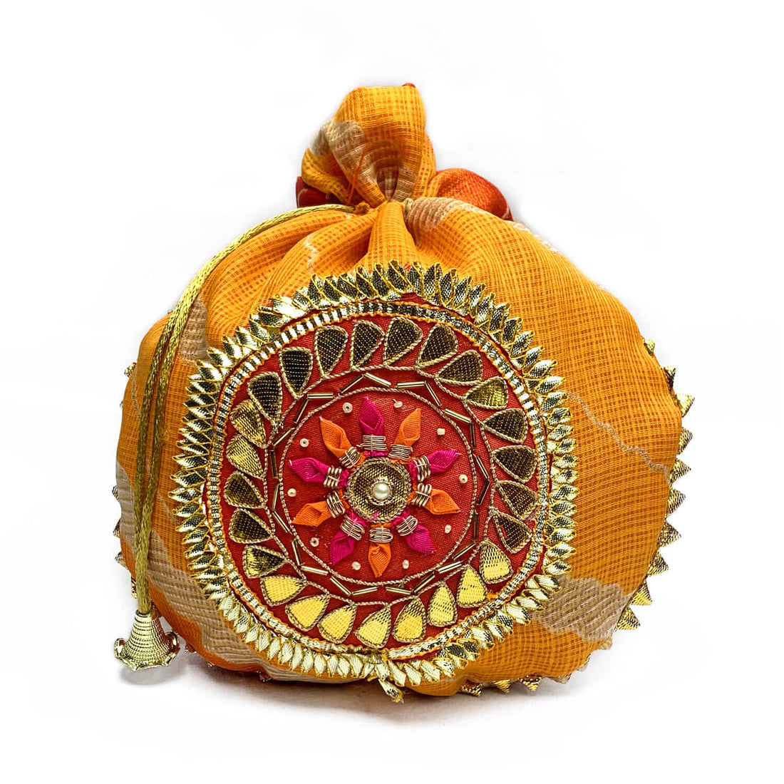Leheriya Print Women's Potli