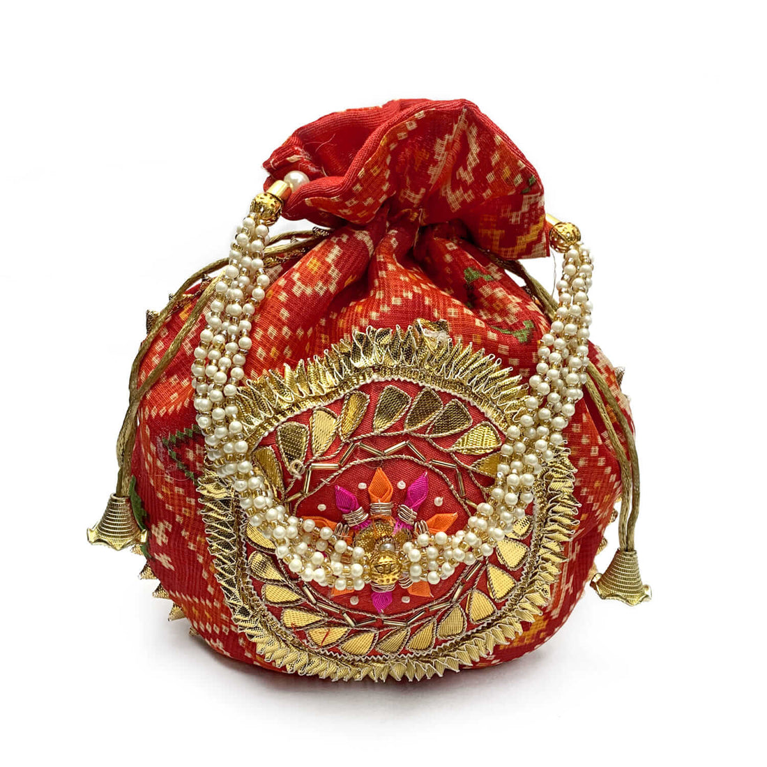 Beautiful Bandhani Potli Pouches