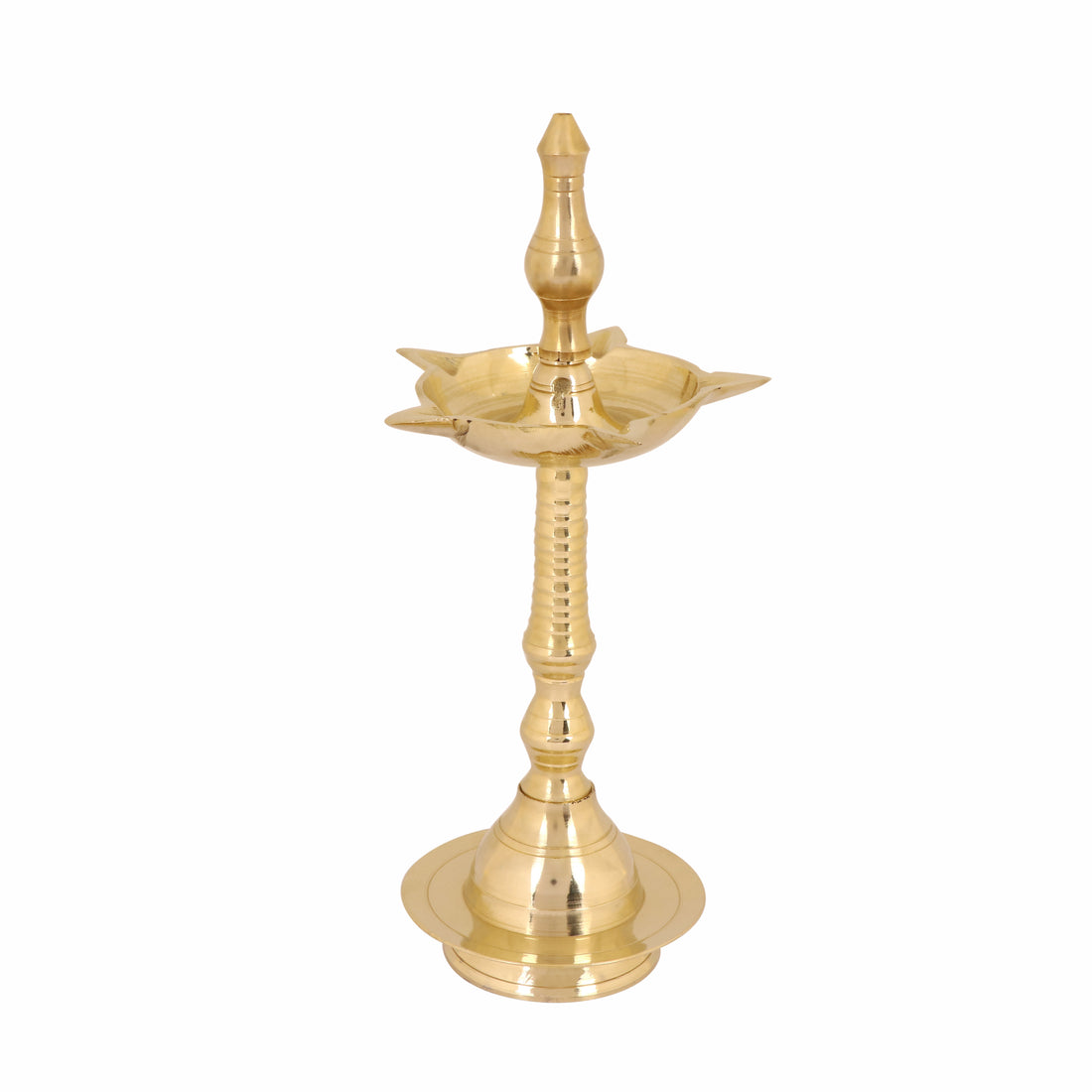 10 Inch Beautiful Brass Kerala Inauguration Diya