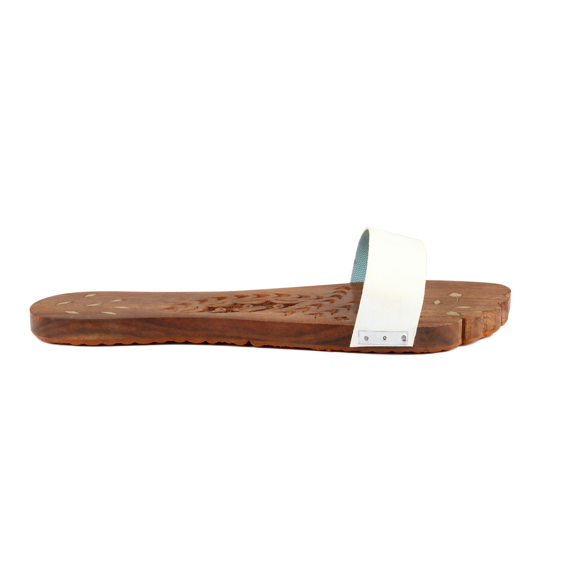 Wooden Slippers/Khadau Set With Anti Slip Sole