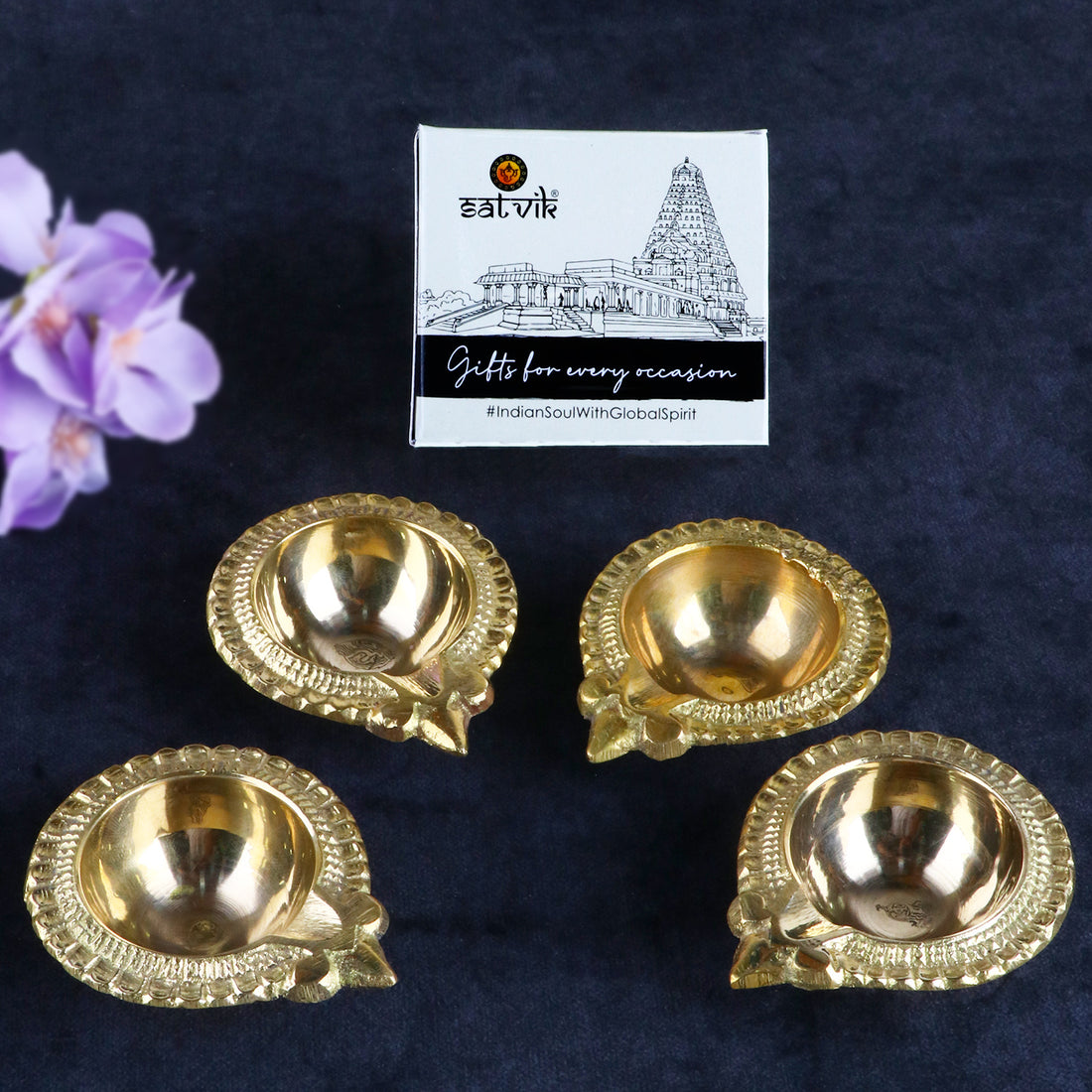Pure Brass Lakshmi Diya