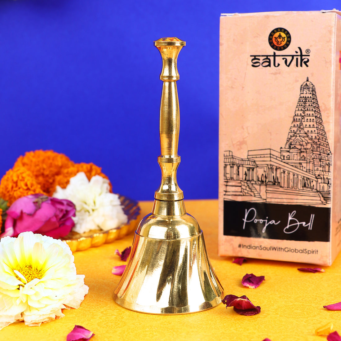 Prepossessing Brass Pooja Bell/Ghanti