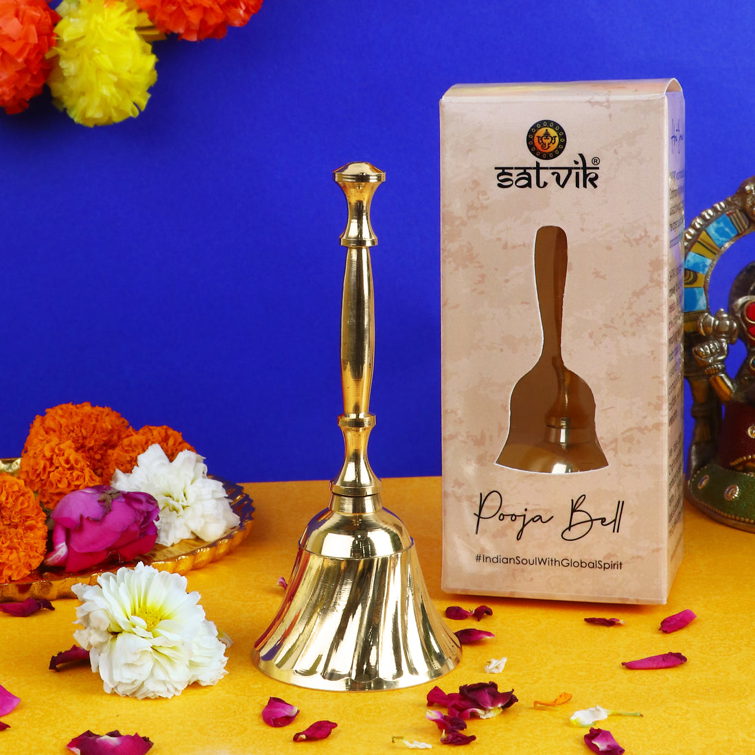 Prepossessing Brass Pooja Bell/Ghanti