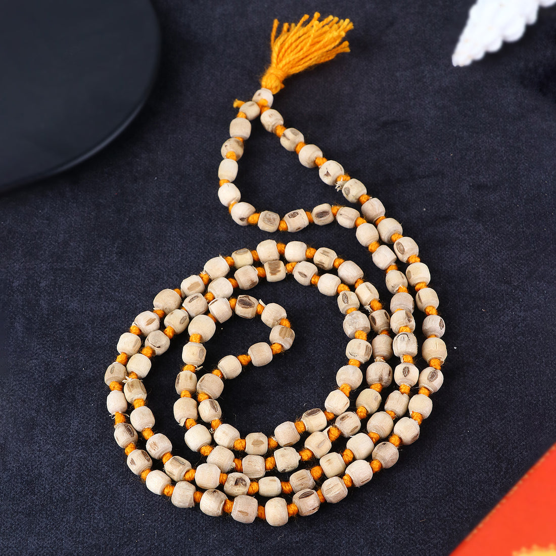 100% Pure Tulsi Kanthi Jap Mala – 108 Beads (6mm)