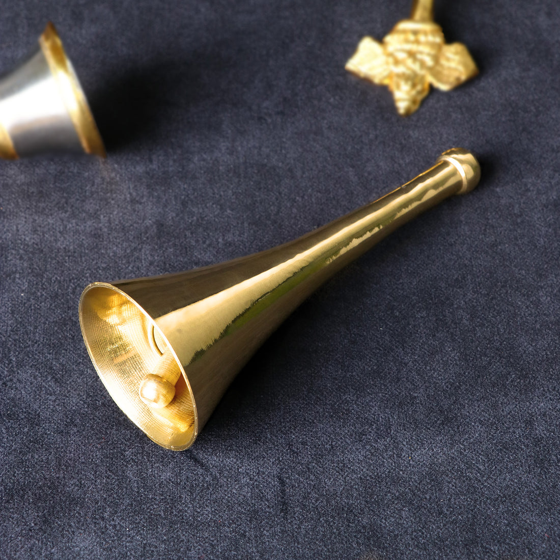 Exquisite Brass Cone Shape Pooja Bell/Ghanti