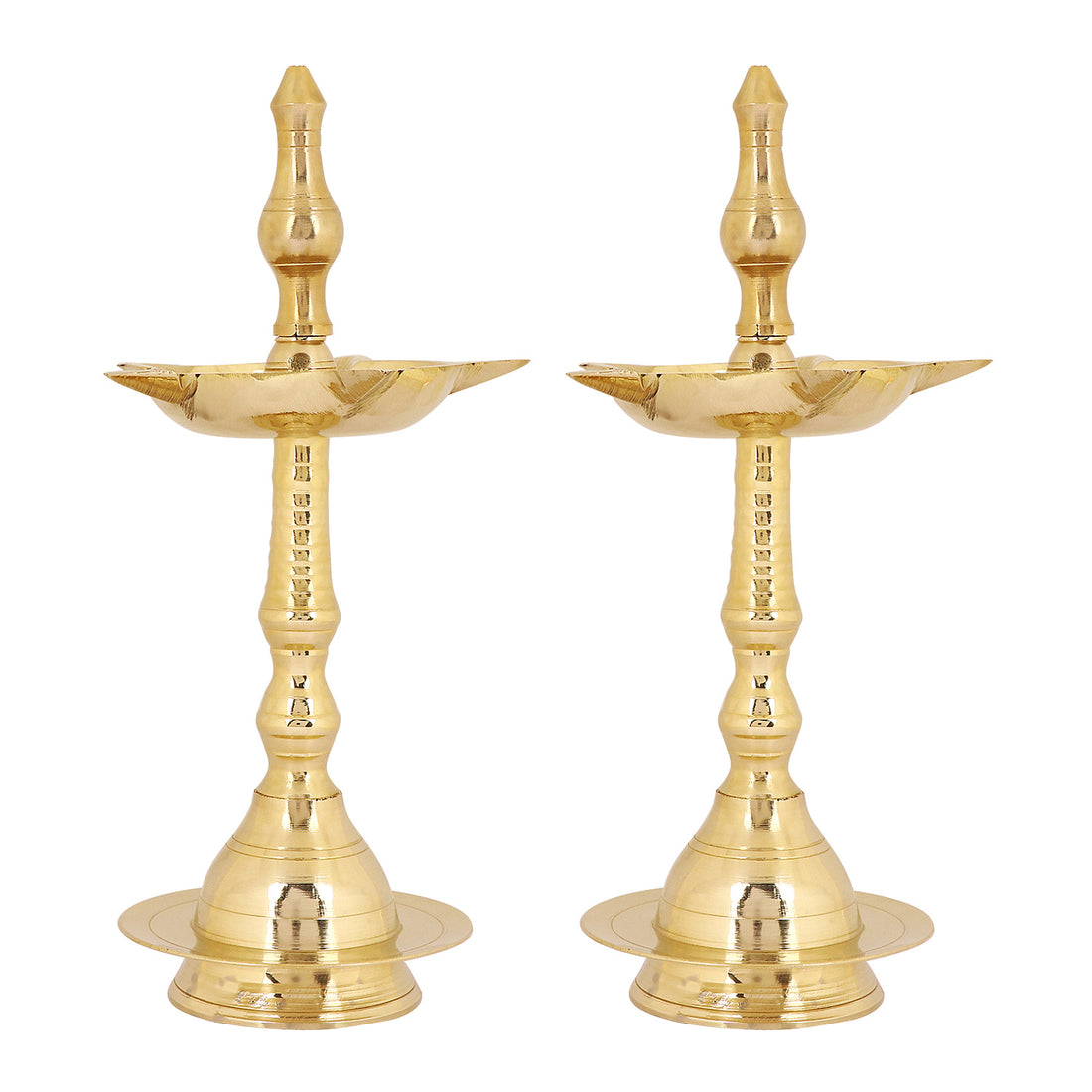 10 Inch Beautiful Brass Kerala Inauguration Diya