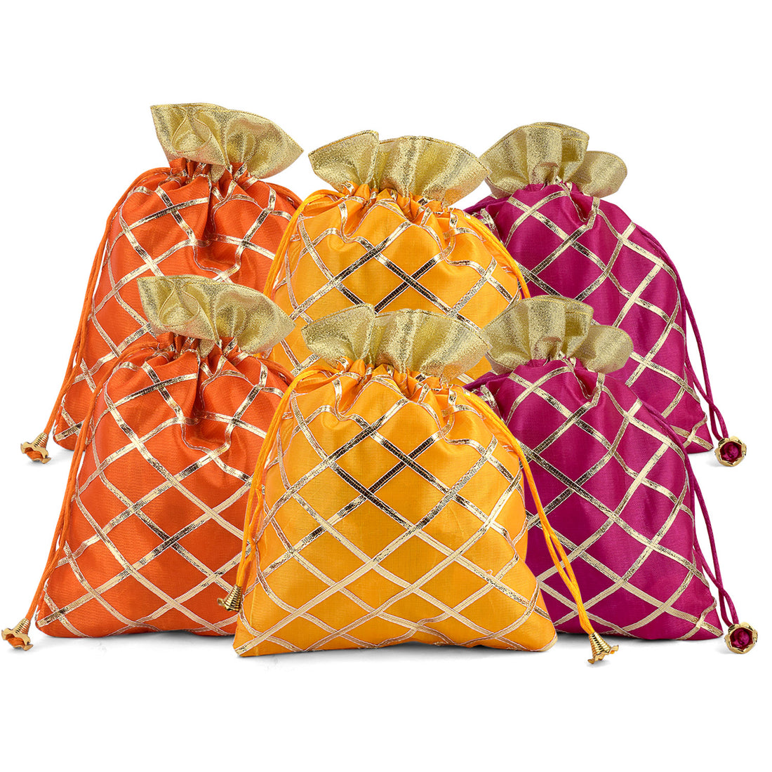Ethnic Chitai Design Potli
