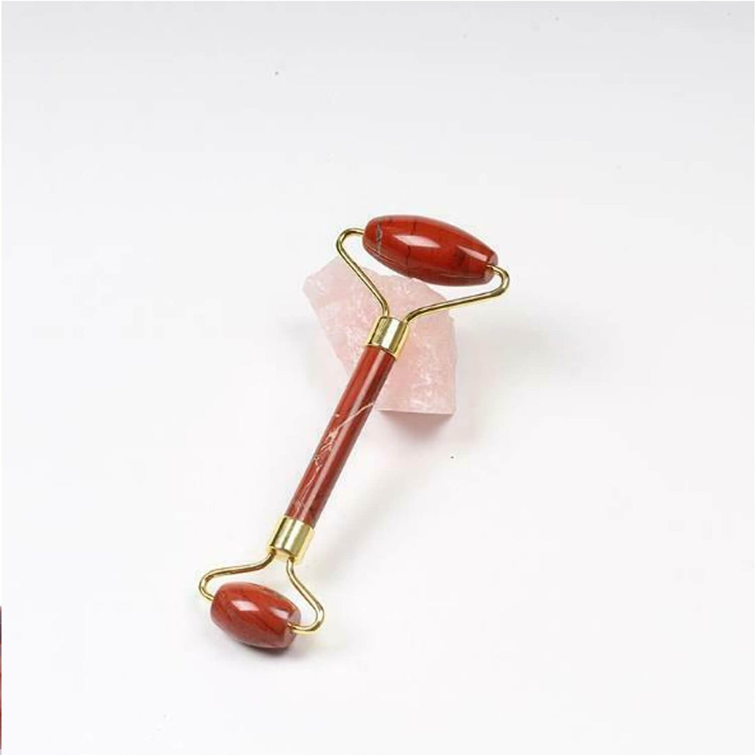 Red Jasper Face Roller with Gua Sha – Grounding & Skin Vitality