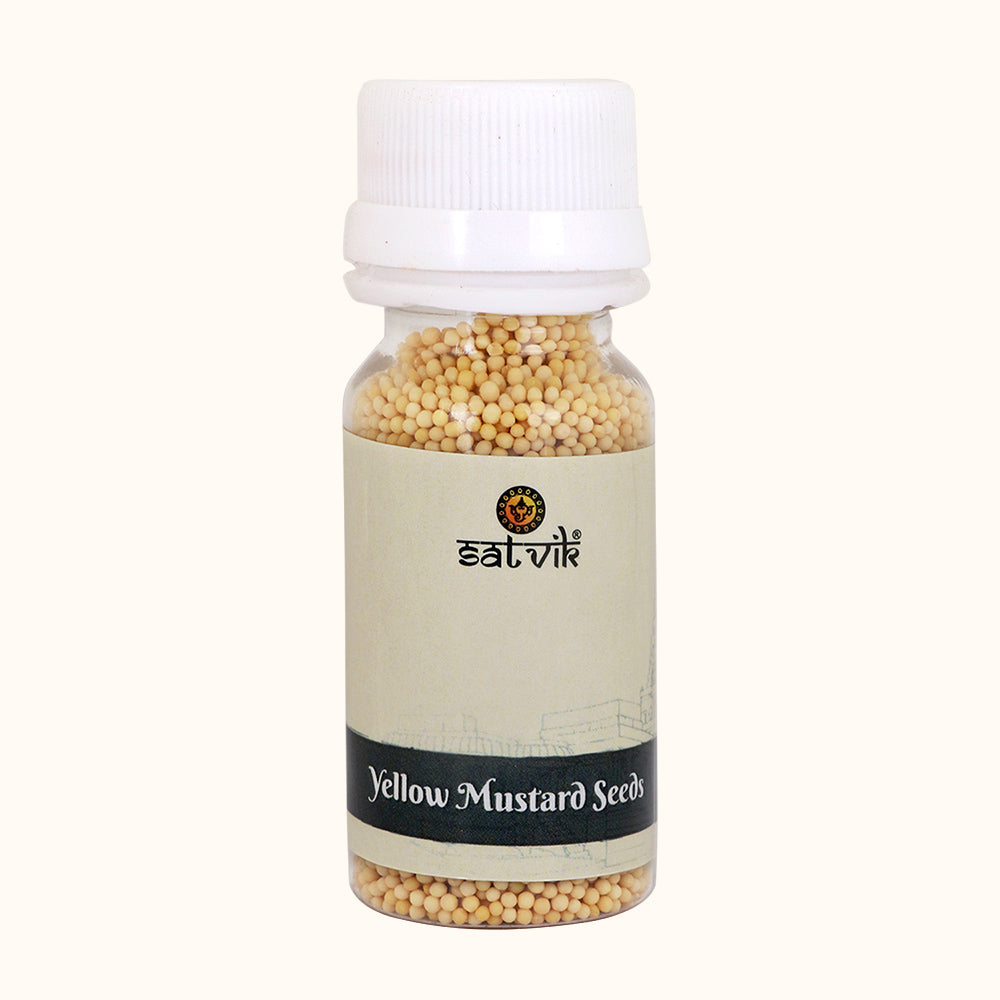 Yellow Mustard Seeds (Peeli Sarso) For Pooja-25 Gram