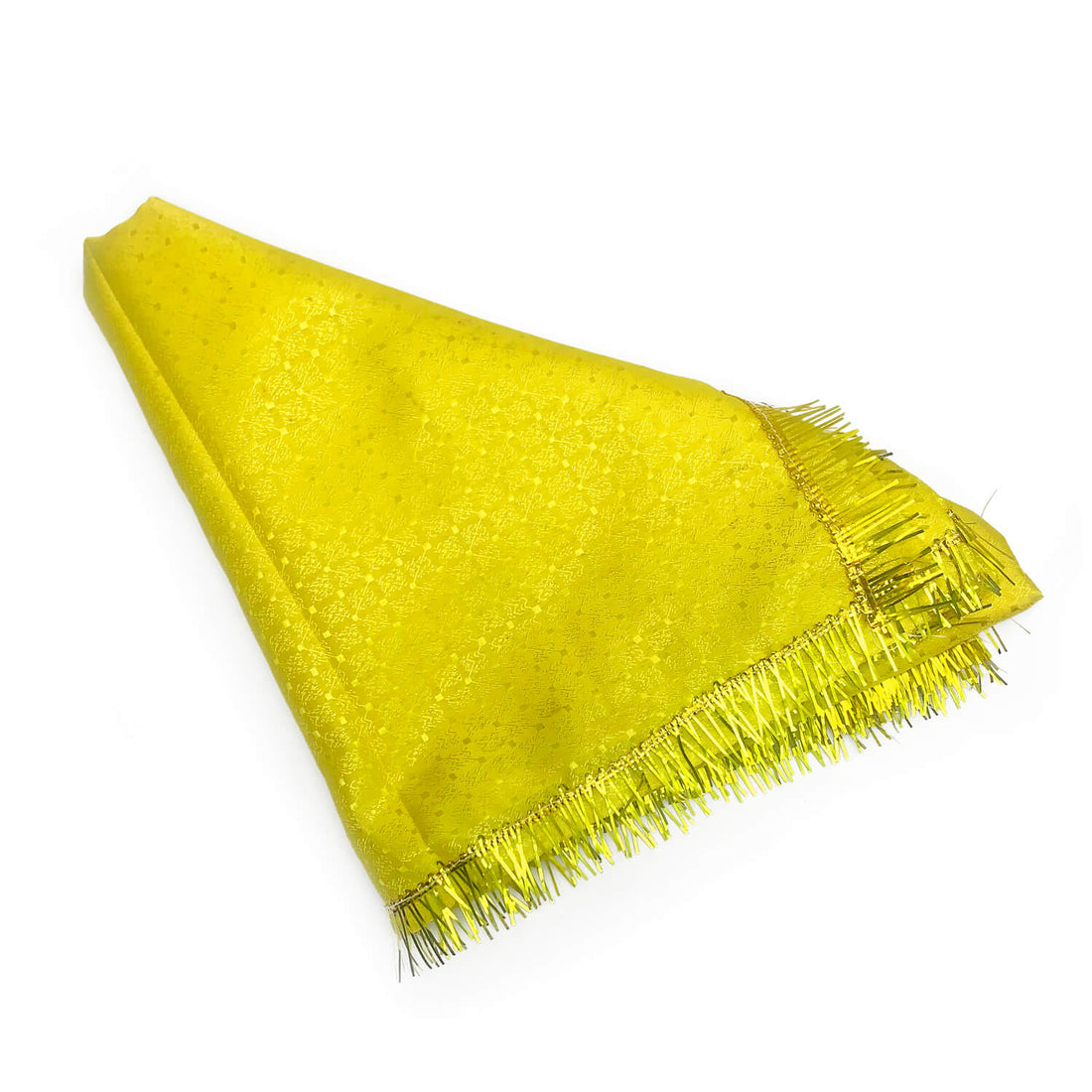 Yellow Mata ki Chunari/Shawl 184.1 x 104.1cm (72.5*41inch)
