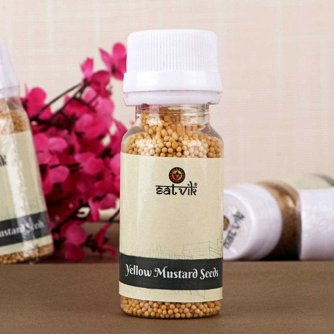 Yellow Mustard Seeds (Peeli Sarso) For Pooja-25 Gram